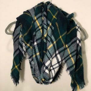 Plaid Blanket Scarf